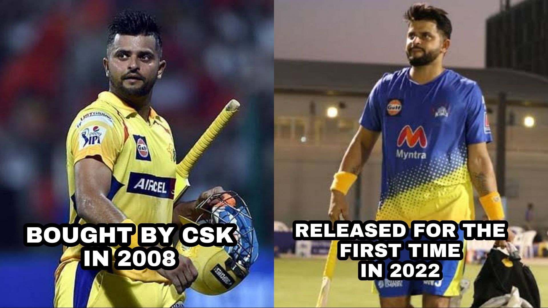Suresh Raina has been released by the Chennai Super Kings for the first time ever before IPL Auction 2022