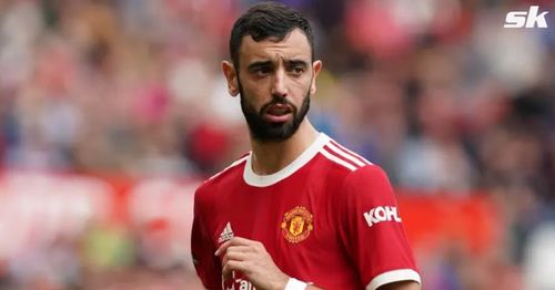 Manchester United midfielder Bruno Fernandes.