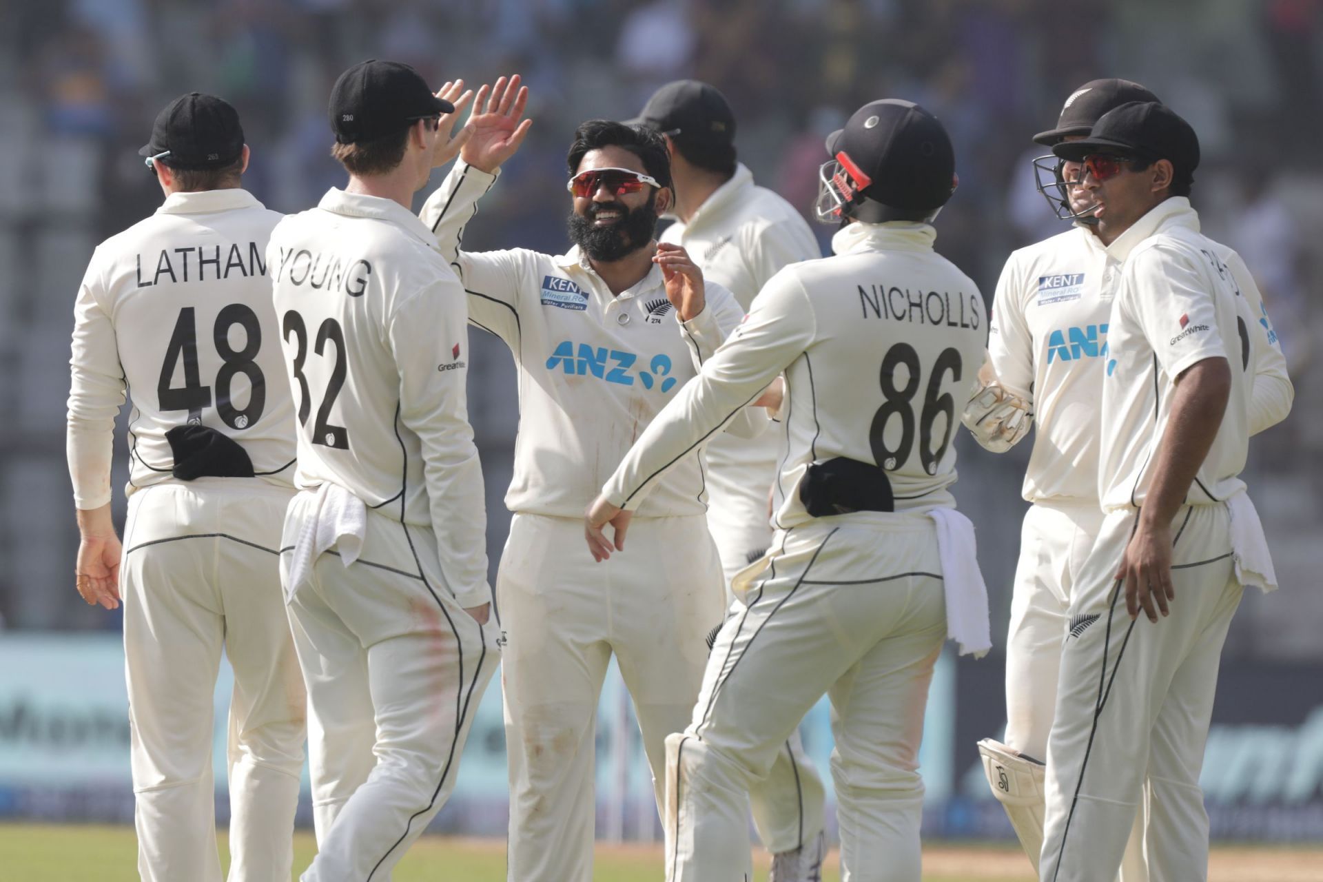 Ajaz Patel broke numerous records in the second Test in Mumbai