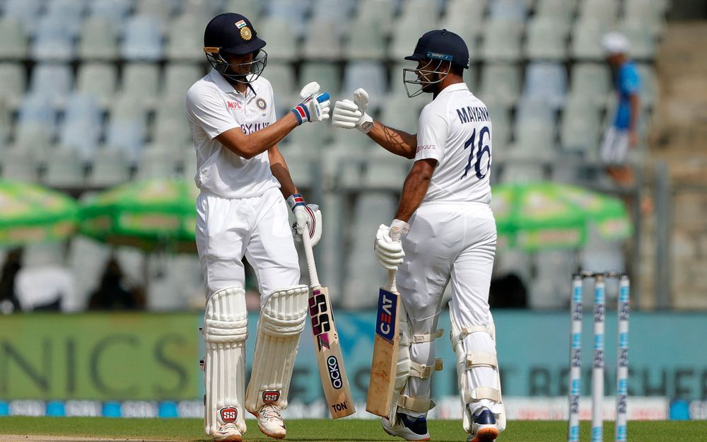 Shubman Gill and Mayank Agarwal have added 64 runs for the first wicket so far (Image Courtesy: BCCI)