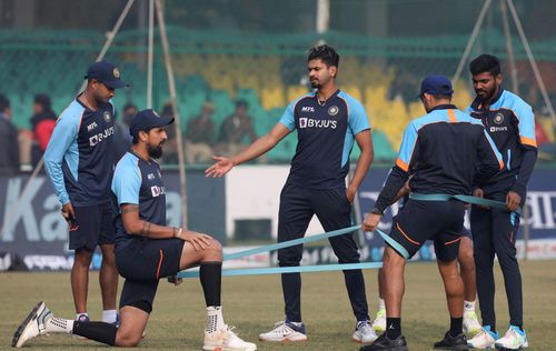 The Indian team could not practice on Wednesday due to the rain in Mumbai.