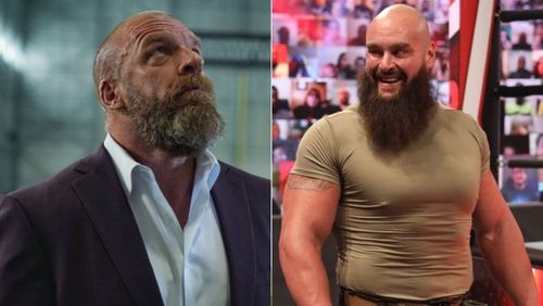 Former WWE World Champion Triple H and Braun Strowman