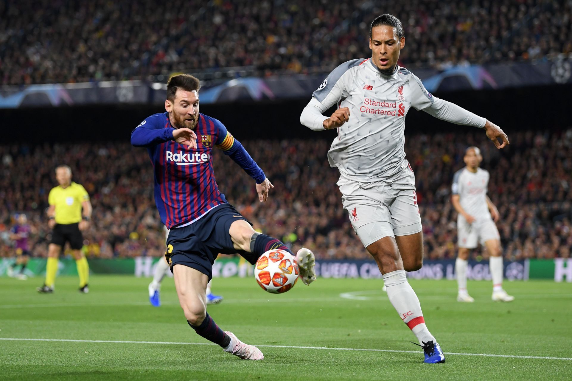 Lionel Messi for Barcelona against Virgil van Dijk for Liverpool