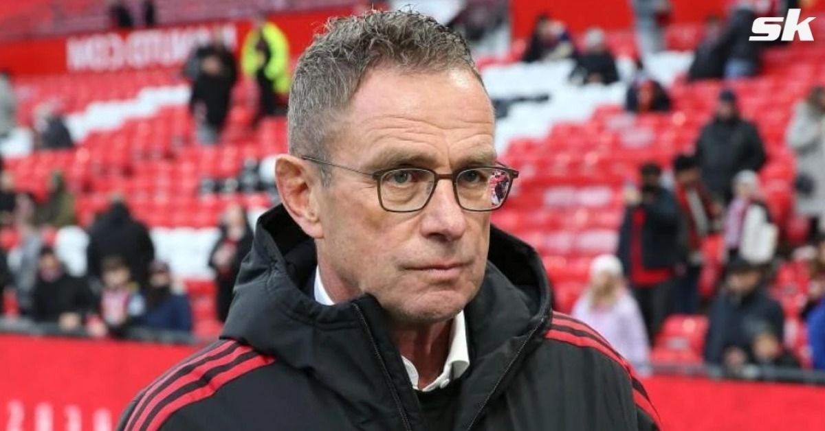 Manchester United&#039;s interim manager Ralf Rangnick.