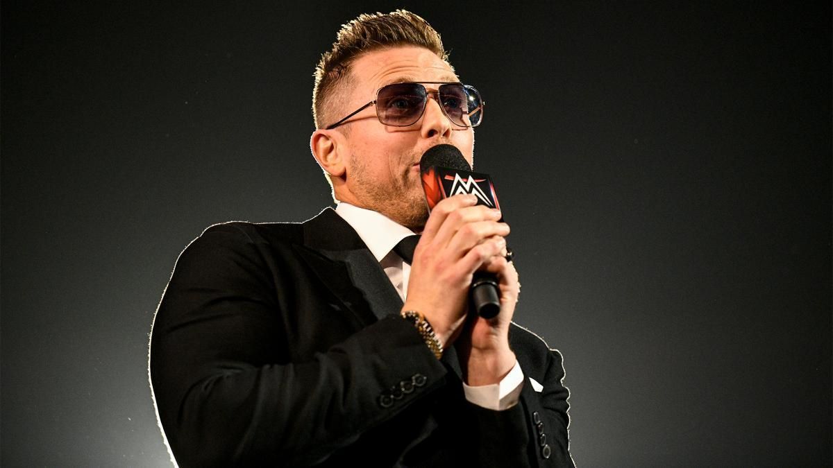 The Miz on Miz TV live on WW RAW.