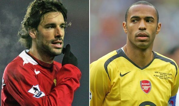 Ruud van Nistelrooy (left) and Thierry Henry led the line for their clubs in what was a glorious phase for football in the early 2000s.