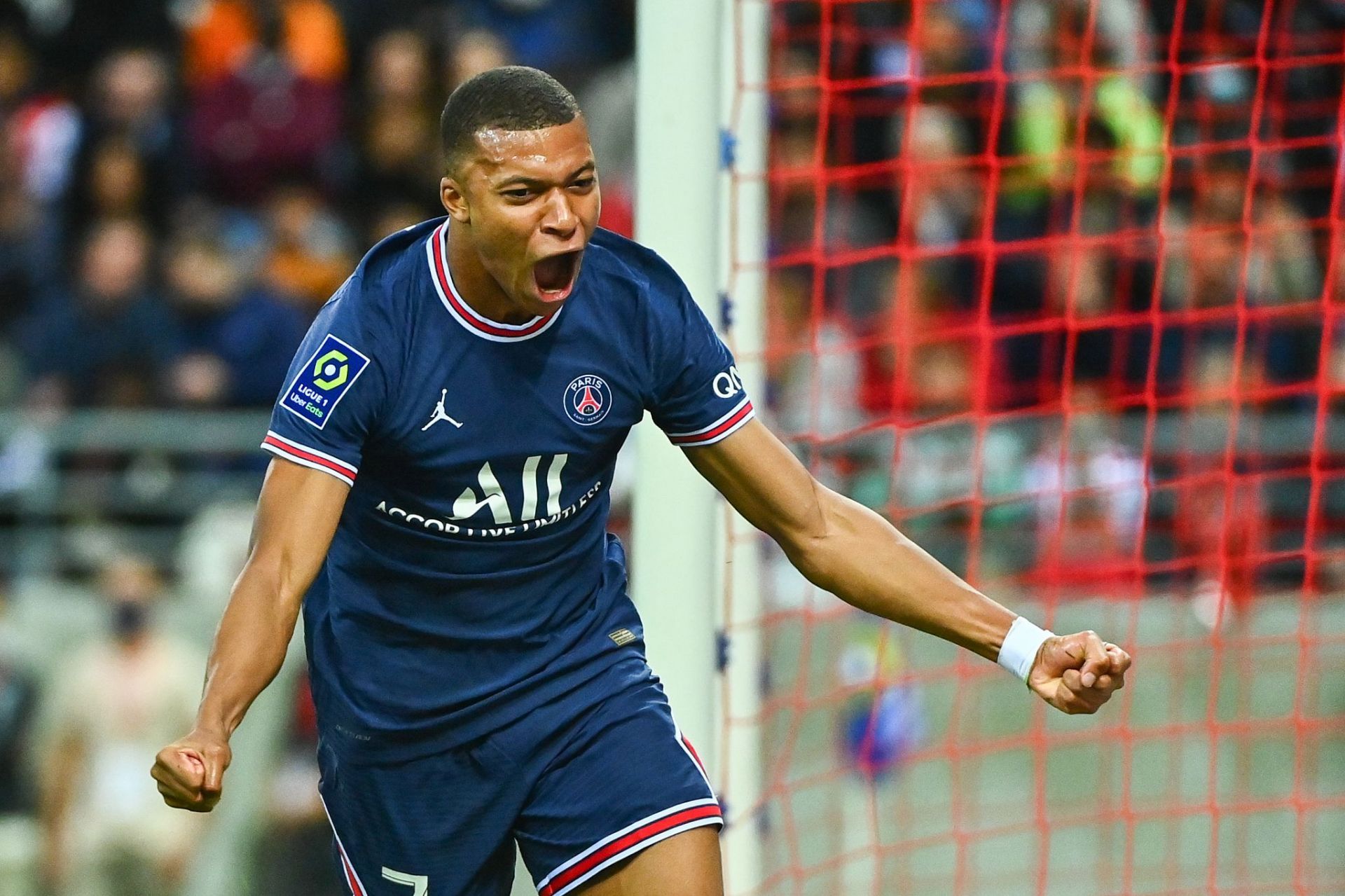 Mbappe scored against Barcelona, Bayern, Leipzig and City in the Champions League in 2021.