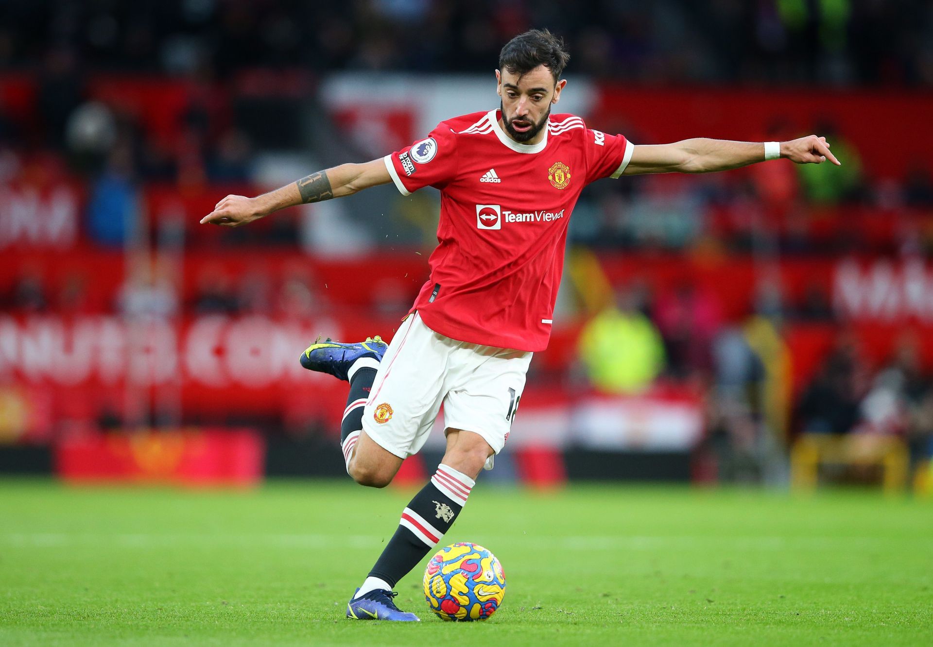 Portuguese midfielder Bruno Fernandes has been a key player for Manchester United since he joined the club