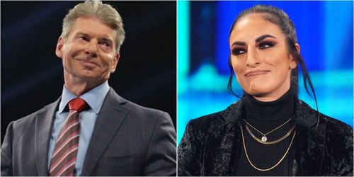 WWE Chairman Vince McMahon and Sonya Deville