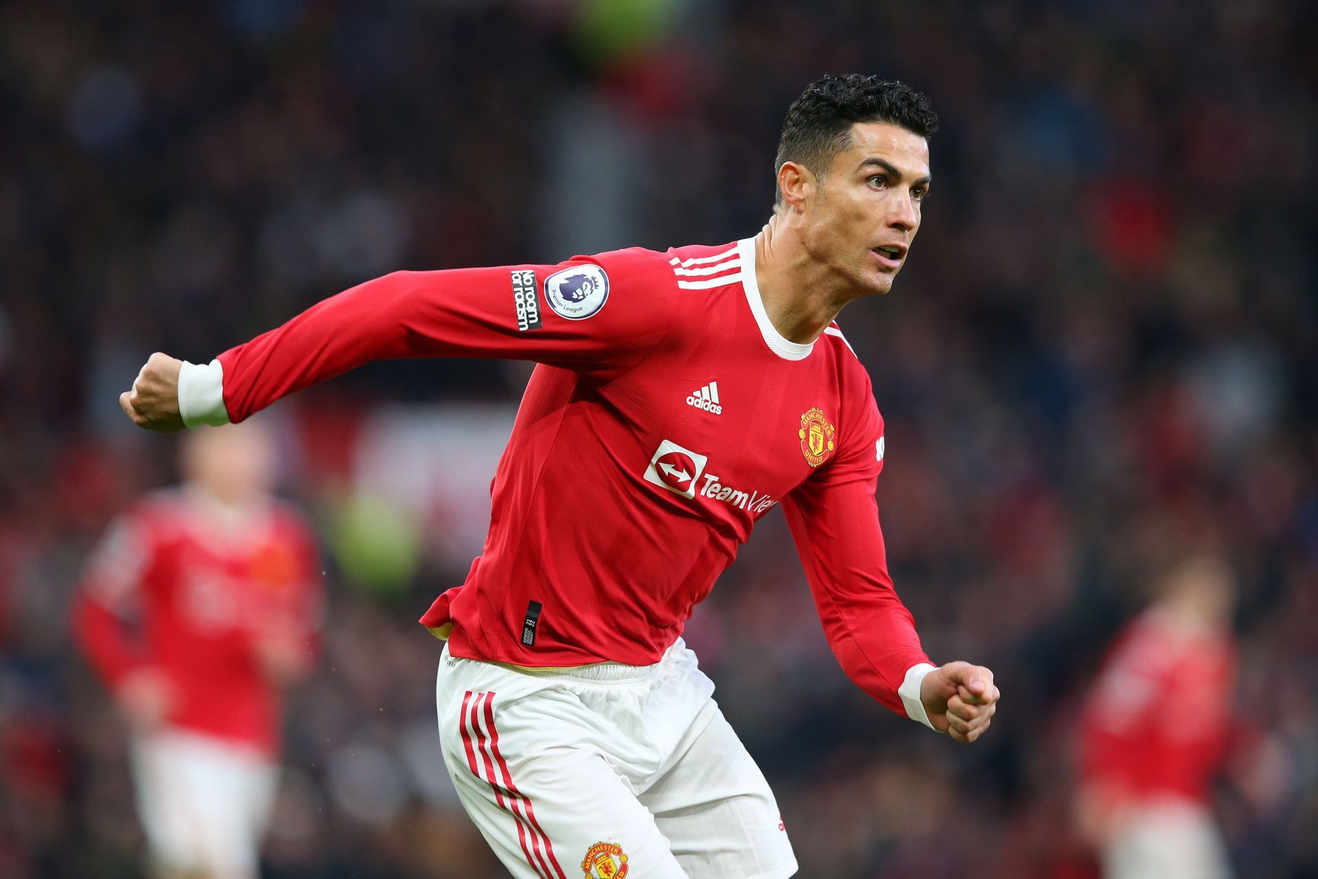 Manchester United forward Cristiano Ronaldo. (Photo by Alex Livesey/Getty Images)