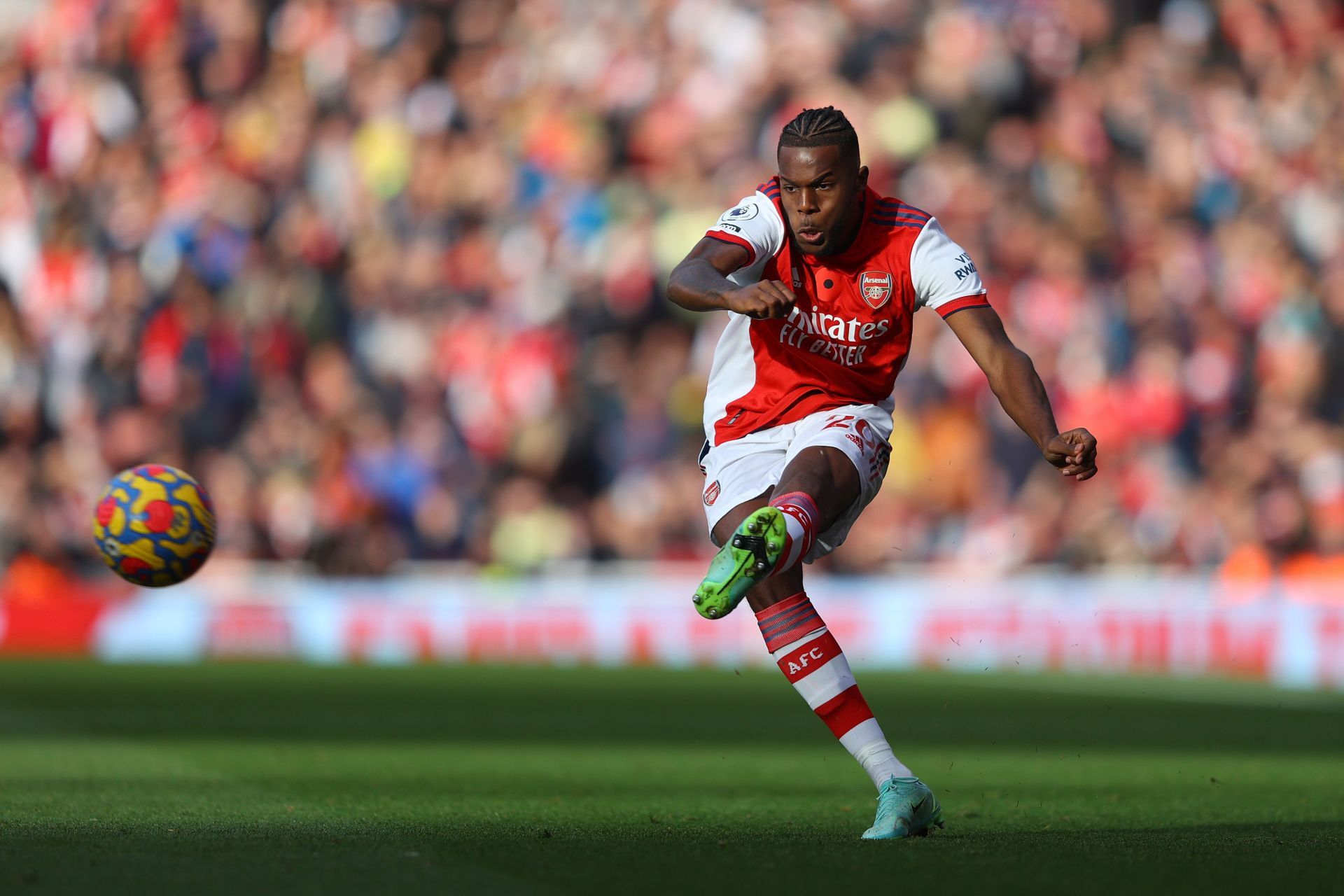 Arsenal full-back Nuno Tavares.