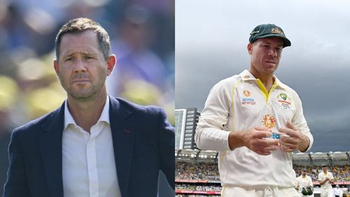 Ricky Ponting (left) has picked David Warner's possible replacement for the second Test.