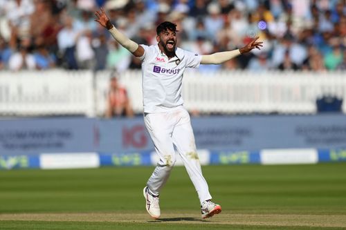 Team India pacer Mohammed Siraj. Pic: Getty Images