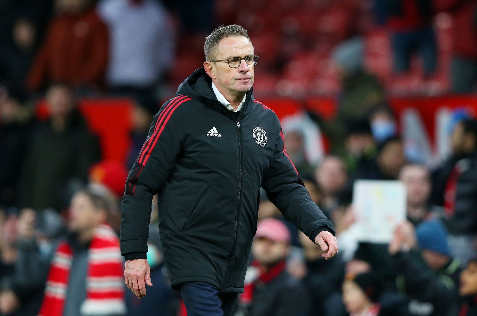 Manchester United manager Ralf Rangnick (Photo by Alex Livesey/Getty Images)