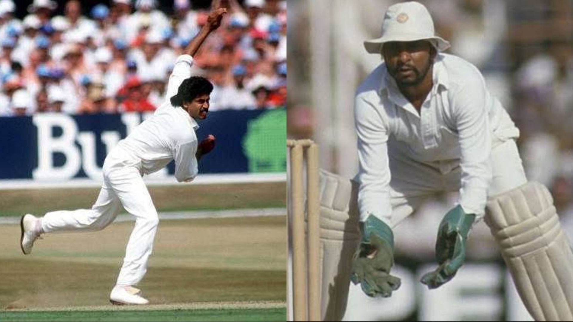 1983 World Cup heroes Kapil Dev and Syed Kirmani hold an all-time Cricket World Cup to date