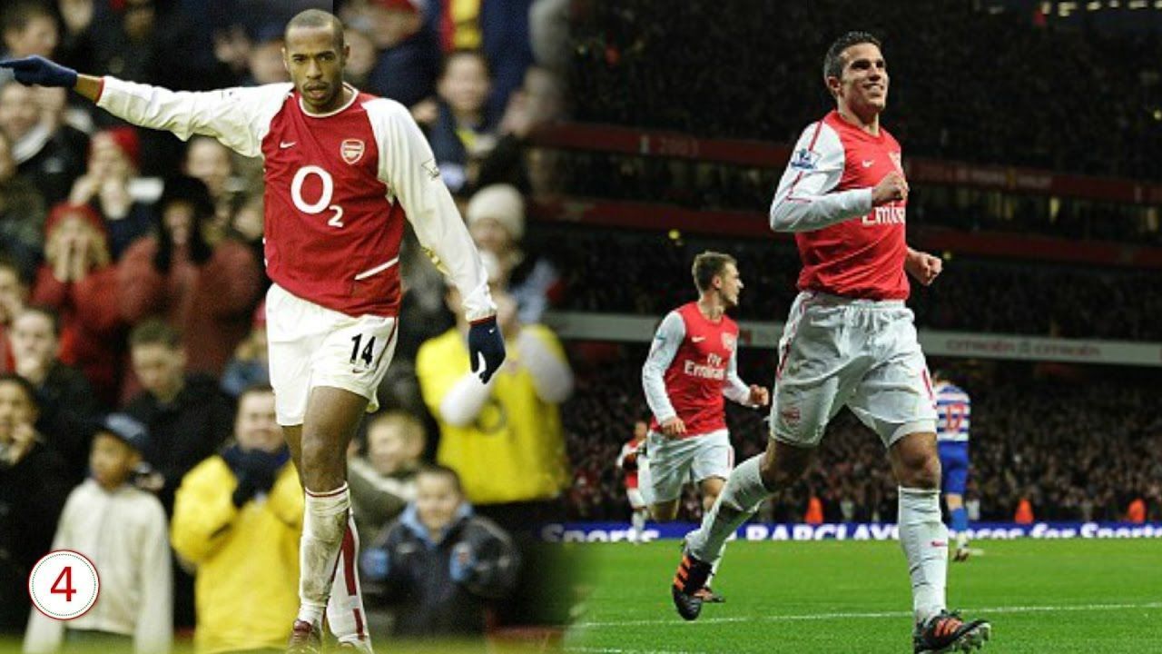 Thierry Henry and Robin van Persie added many goals to Arsenal's tally this century.