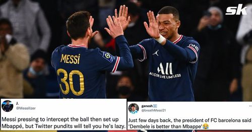 Lionel Messi provided a brilliant assist for Kylian Mbappe in PSG's crucial victory