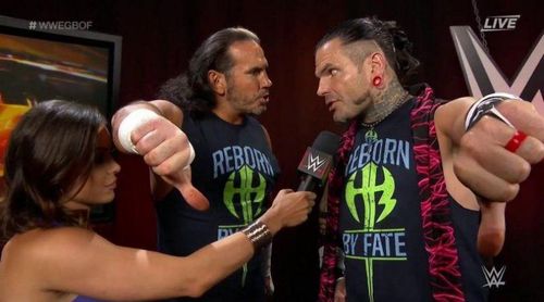 Matt and Jeff Hardy in the one-off "Great Balls of Fire" pay-per-view