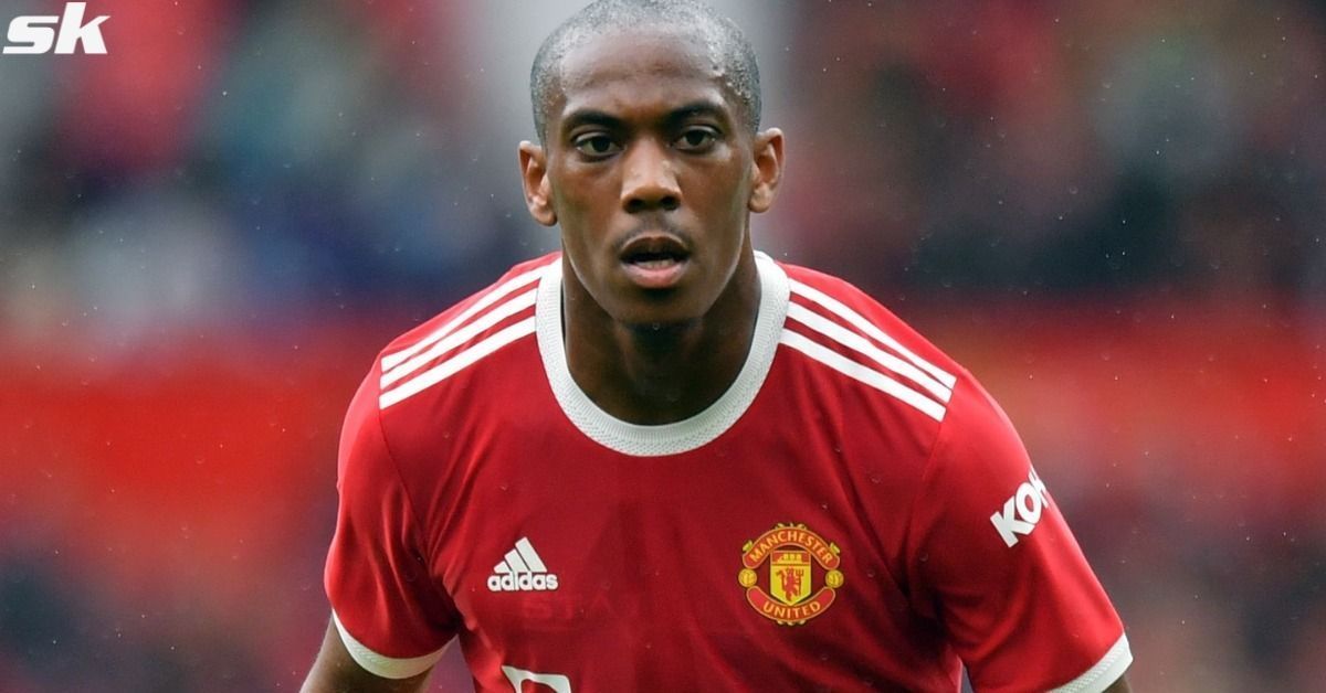 Atletico Madrid are interested in signing Manchester United&#039;s Anthony Martial (Image via Sportskeeda).