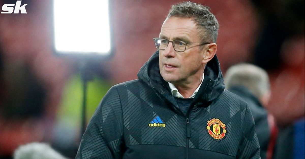 Manchester United interim manager Ralf Rangnick.