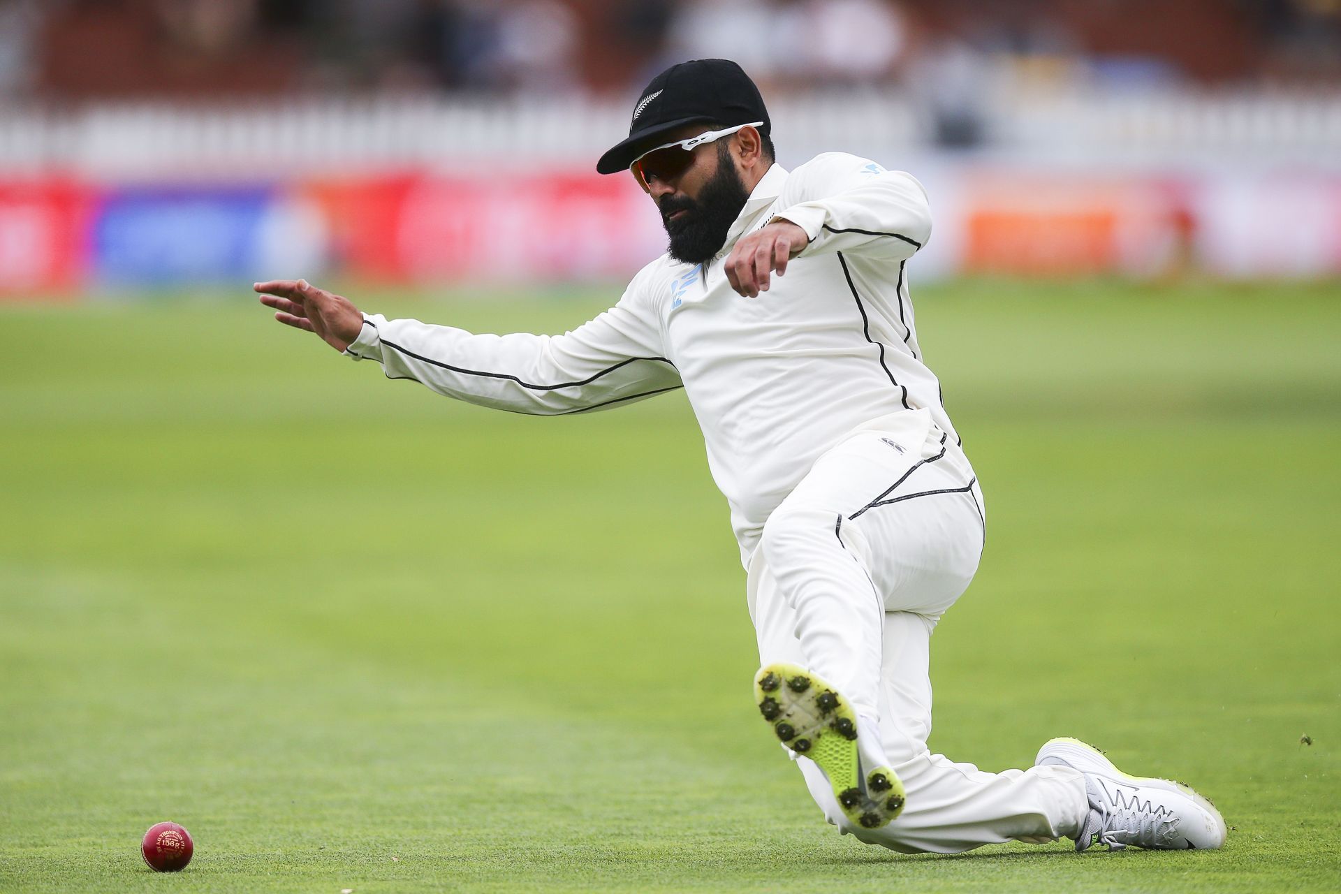 New Zealand left-arm spinner Ajaz Patel. Pic: Getty Images