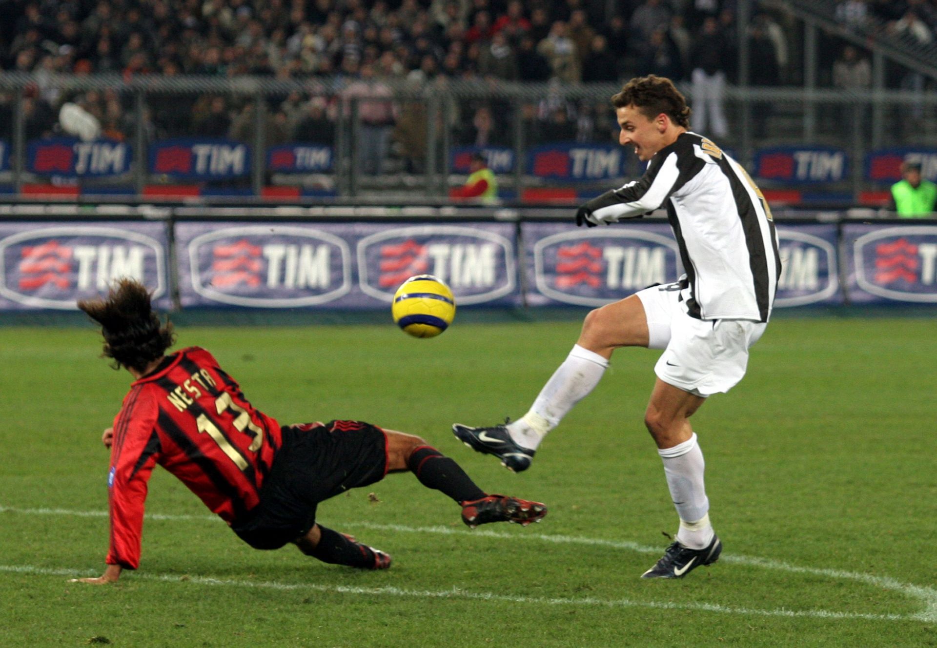 Zlatan Ibrahimovich in action for Juventus.