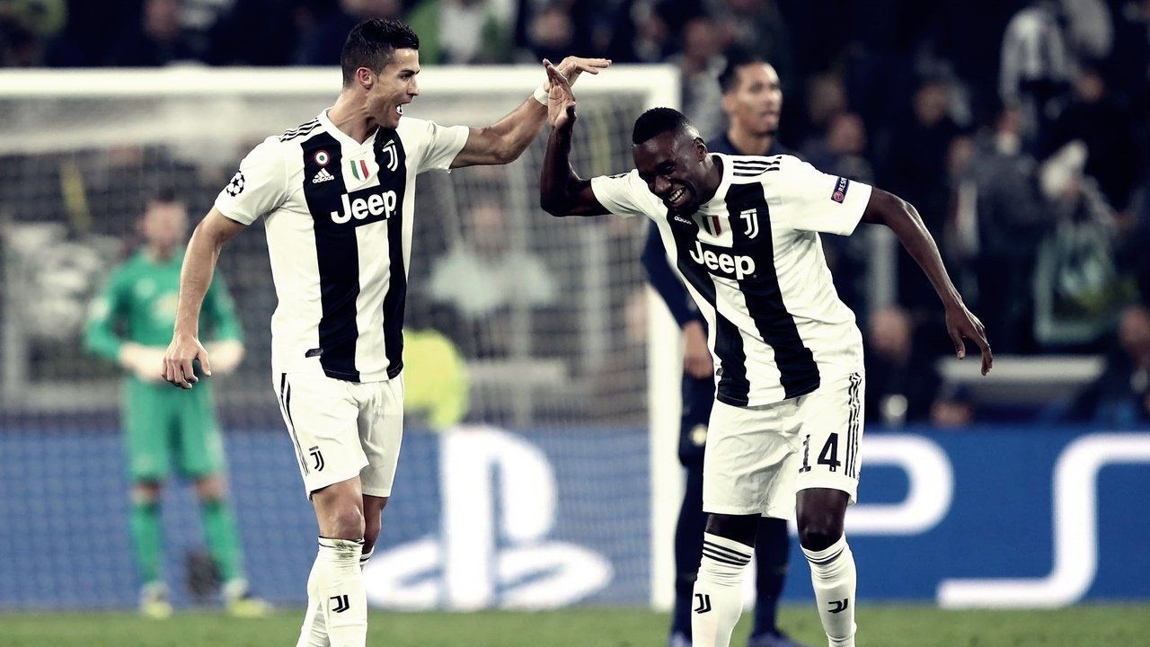 Matuidi with Ronaldo (Image via Twitter/Getty)