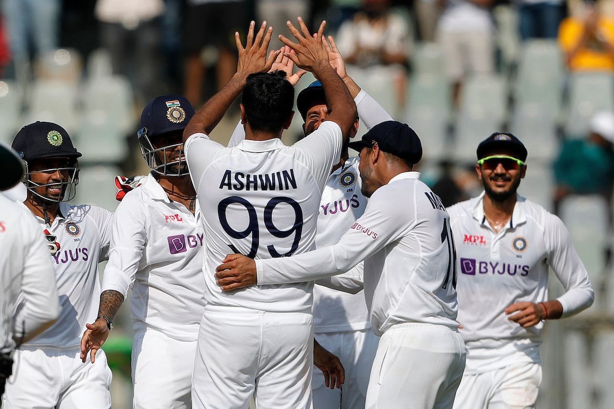 Ravichandran Ashwin has taken 3 of the 5 wickets to fall in the Kiwi chase [Credits: BCCI]