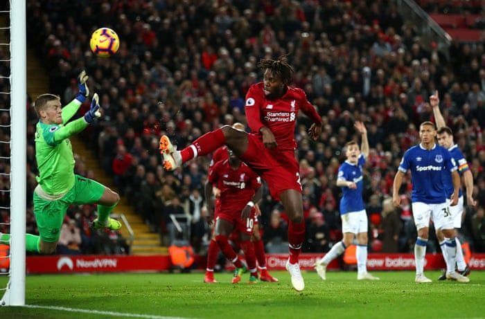 Divock Origi broke Everton hearts in stoppage time.