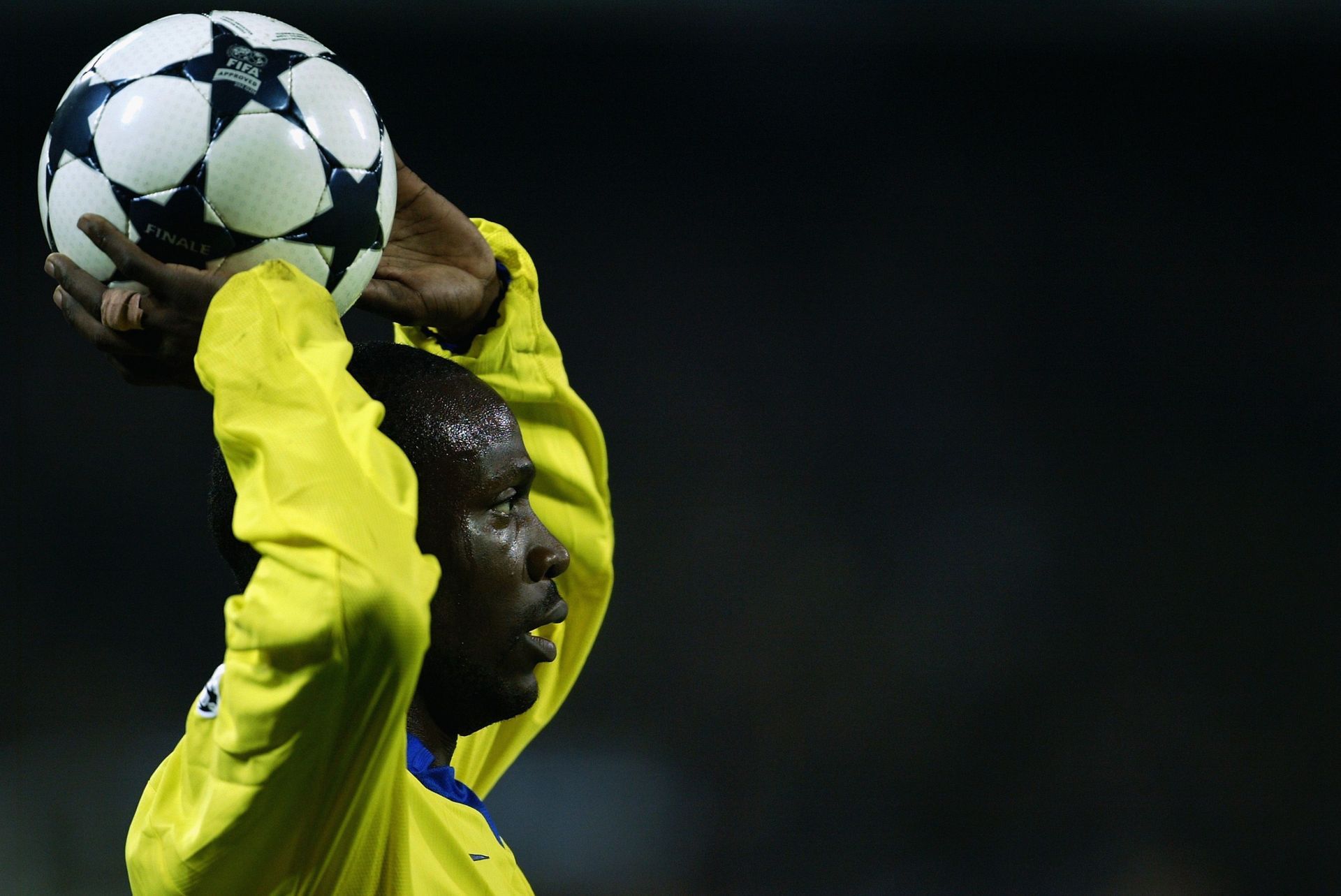 Lauren of Arsenal takes a throw in