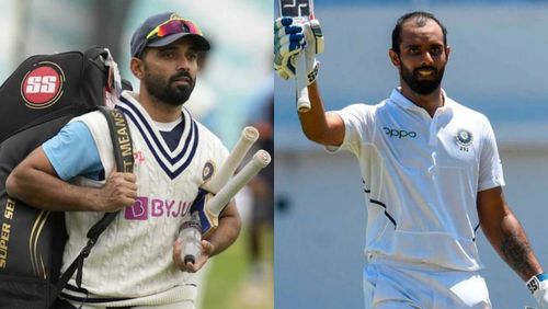 Ajinkya Rahane (L) and Hanuma Vihari to be part of India's squad for South Africa.