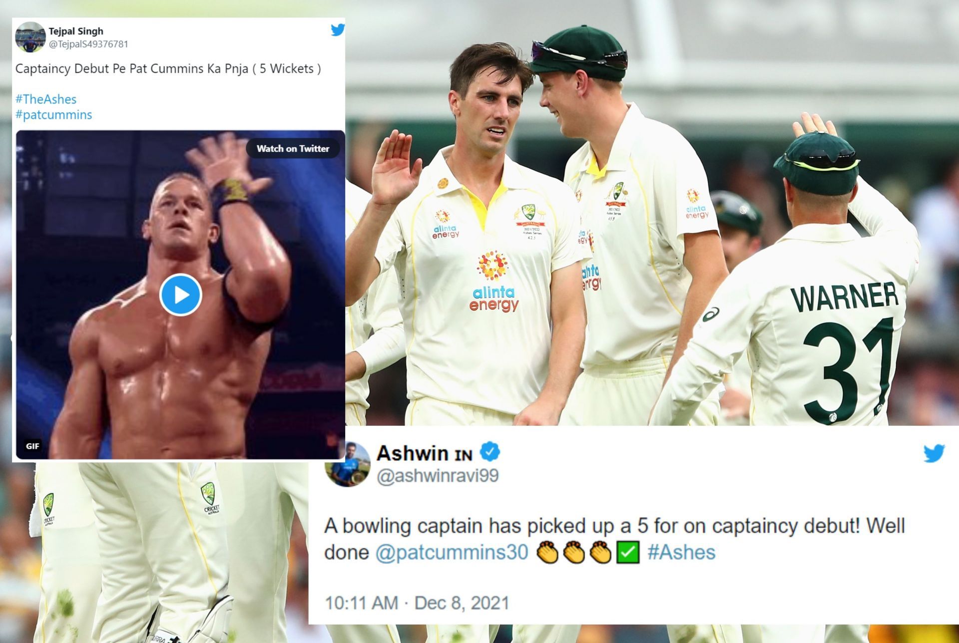 Twitterati reacts after Pat Cummins claims fifer on Test captaincy debut to bundle England for 147 at the Gabba