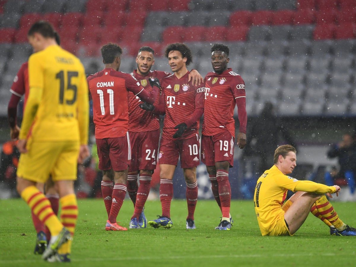 Barcelona were no match for Bayern Munich on the night.