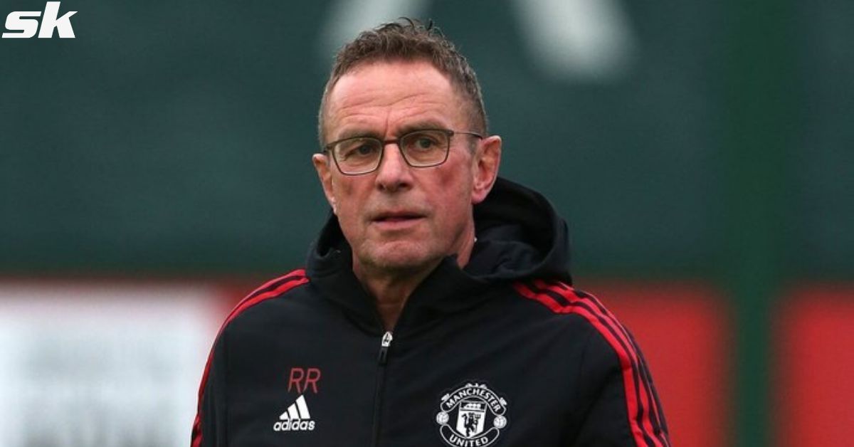 Manchester United interim manager Ralf Rangnick.