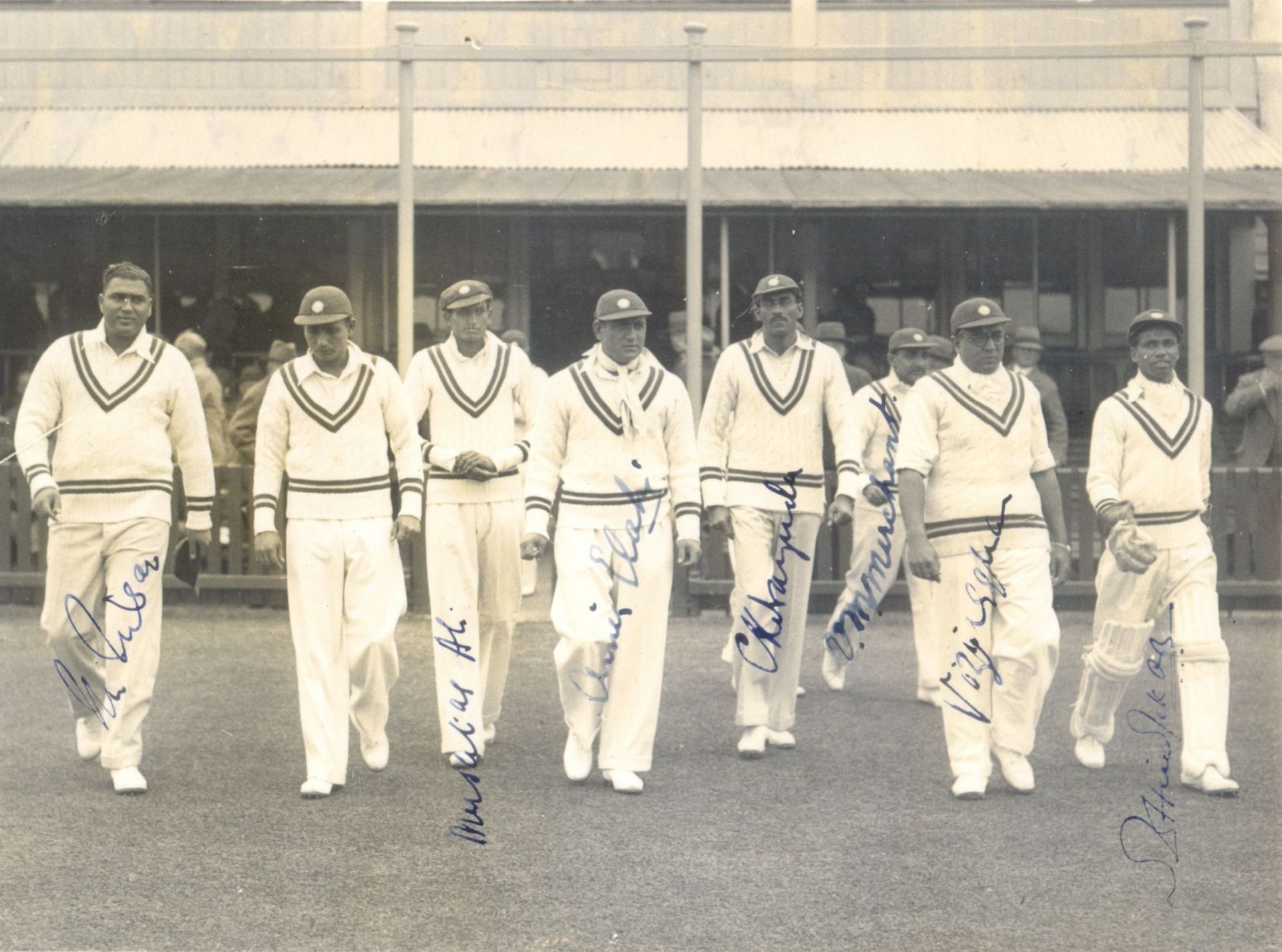 A photo of the 1936 Indian cricket team