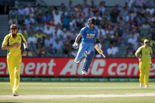 Virat Kohli scored 21 centuries as India's ODI captain.