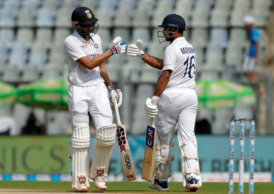Mayank Agarwal and Shubman Gill put 80 runs for the first wicket on Day 1.
