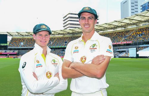 Steve Smith (left) and Pat Cummins. Pic: Getty Images