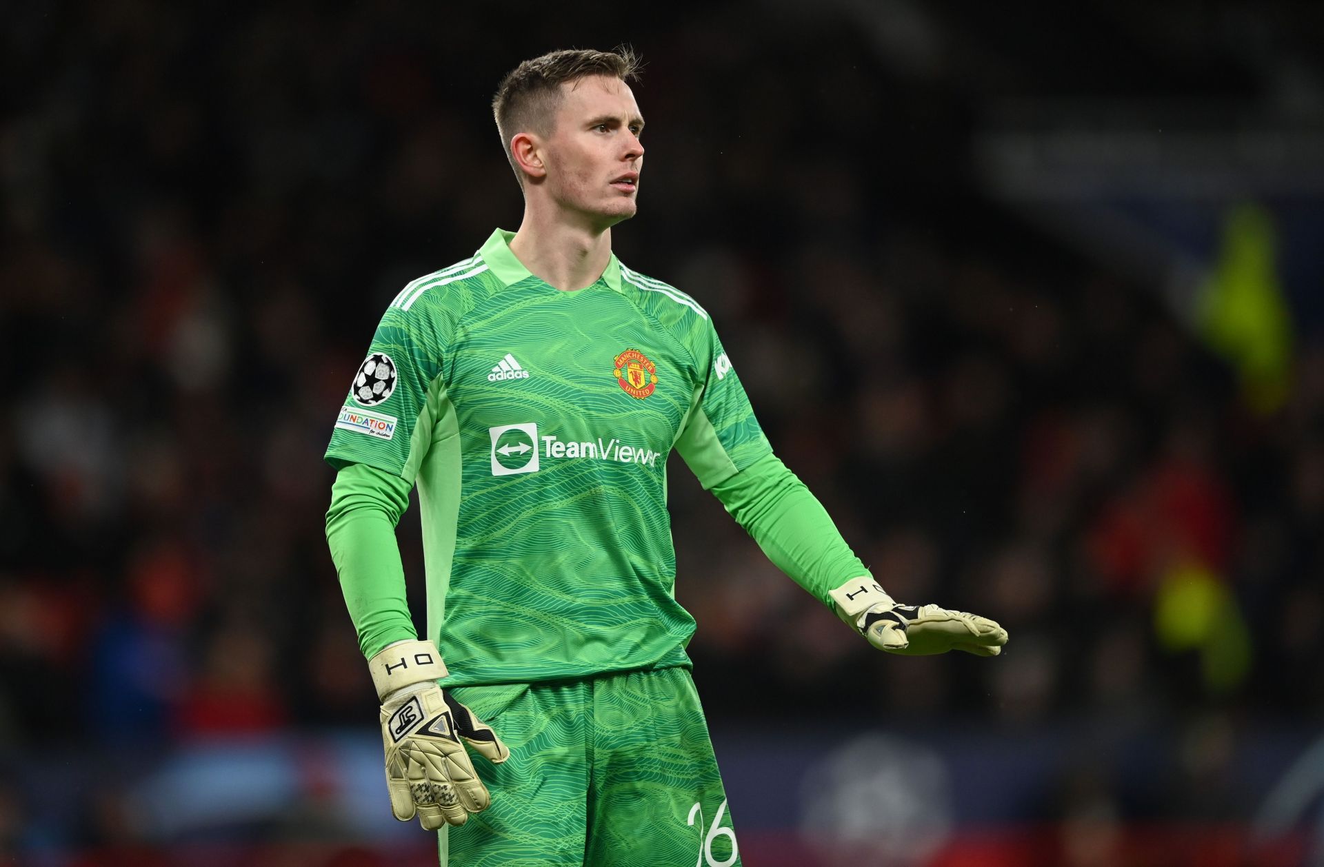  Dean Henderson has seen his playing time significantly reduced at Manchester United