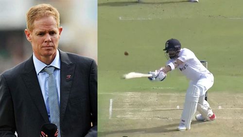 Shaun Pollock (left) spoke about Virat Kohli's dismissal.