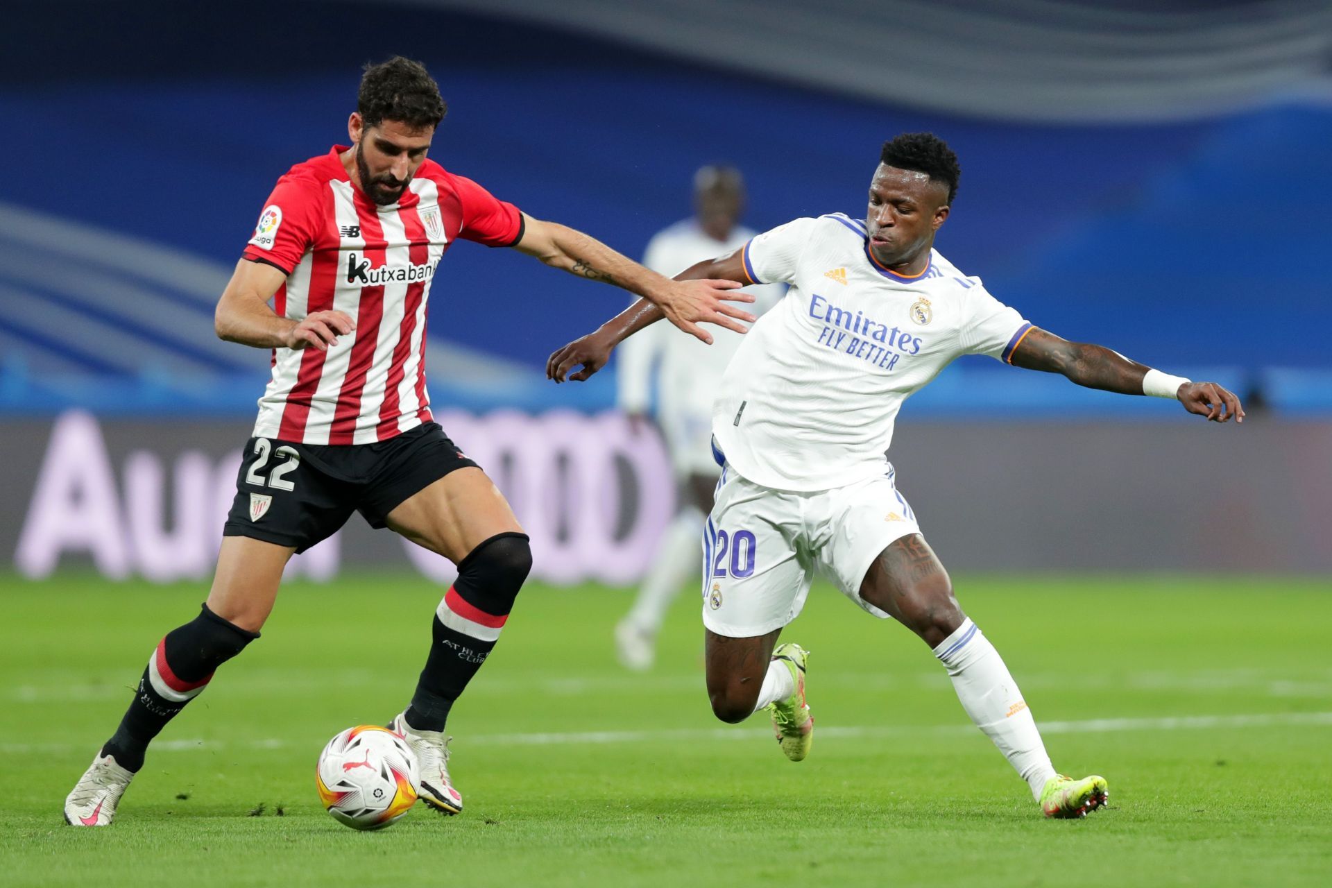 Vinicius in action against Athletic Bilbao