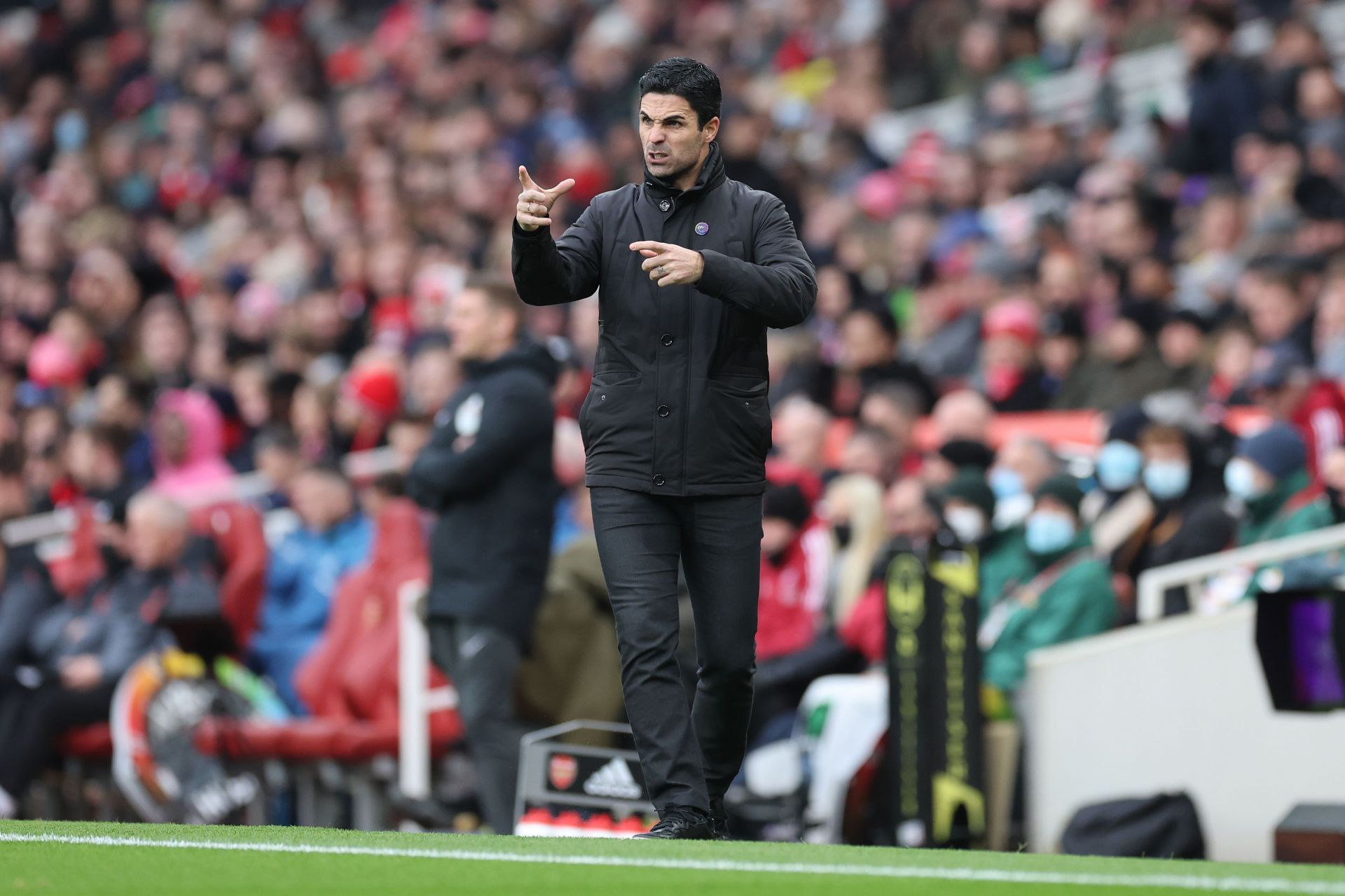 Arsenal manager Mikel Arteta is chasing a top-four finish.