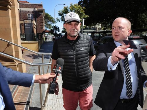 Michael Slater was earlier brought in front of court before on domestic violence charges