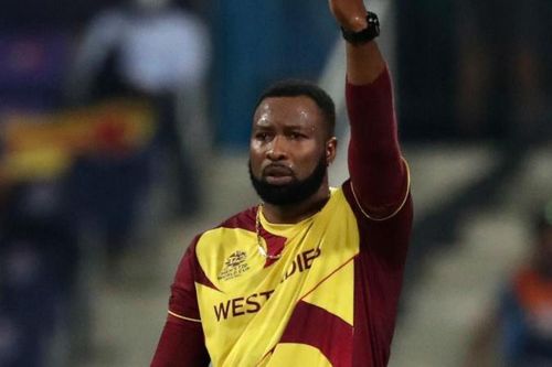 Kieron Pollard suffered a hamstring injury during West Indies' T20 World Cup campaign