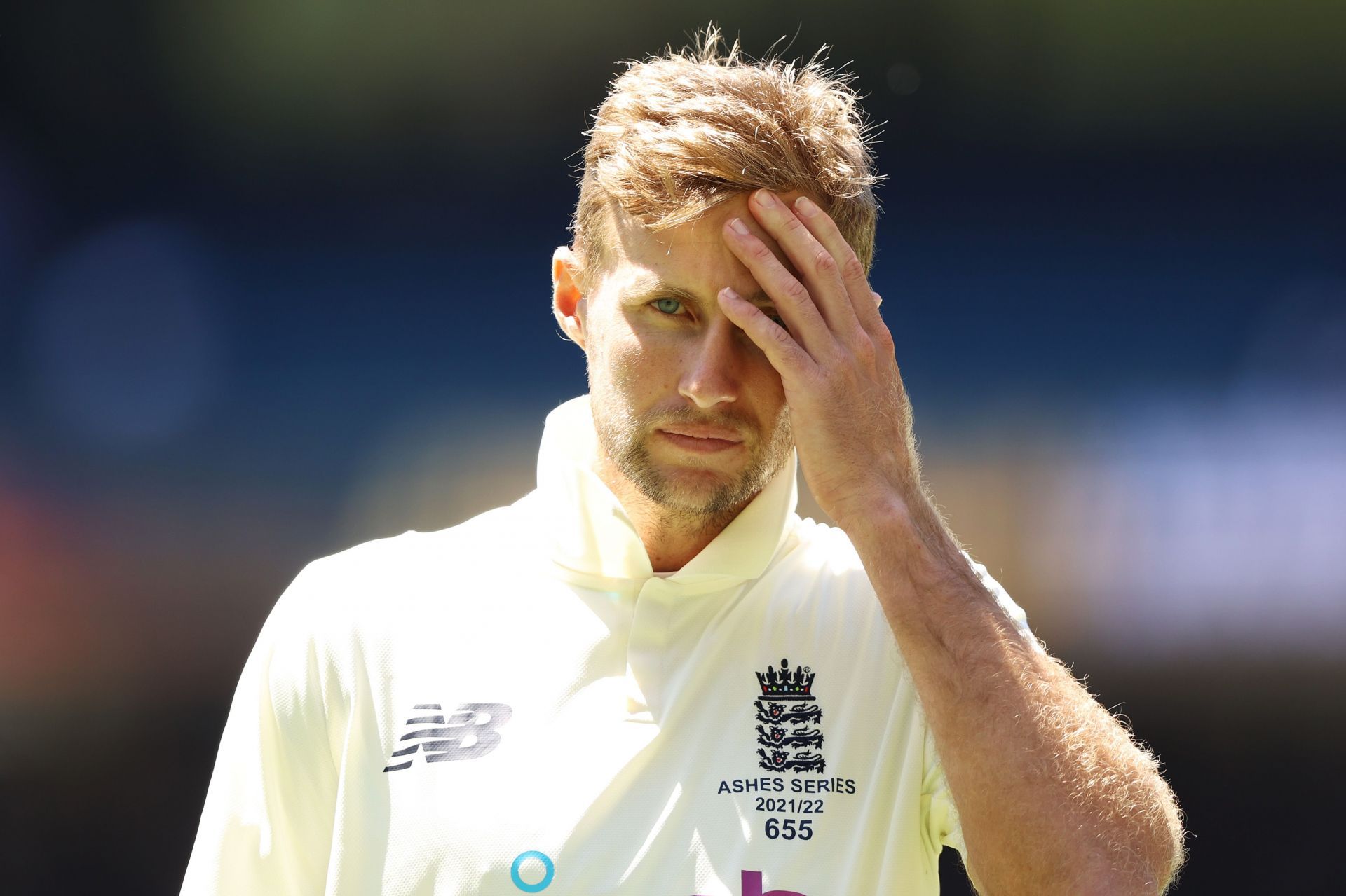A dejected England captain Joe Root after his team&rsquo;s heavy defeat at the MCG. Pic: Getty Images
