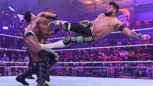 Legado Del Fantasma featured in the main event of 205 Live