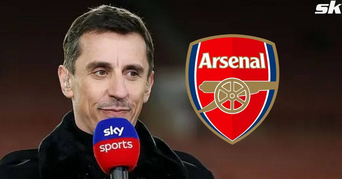 Gary Neville was all praise for Arsenal&#039;s Alexander Lacazette.