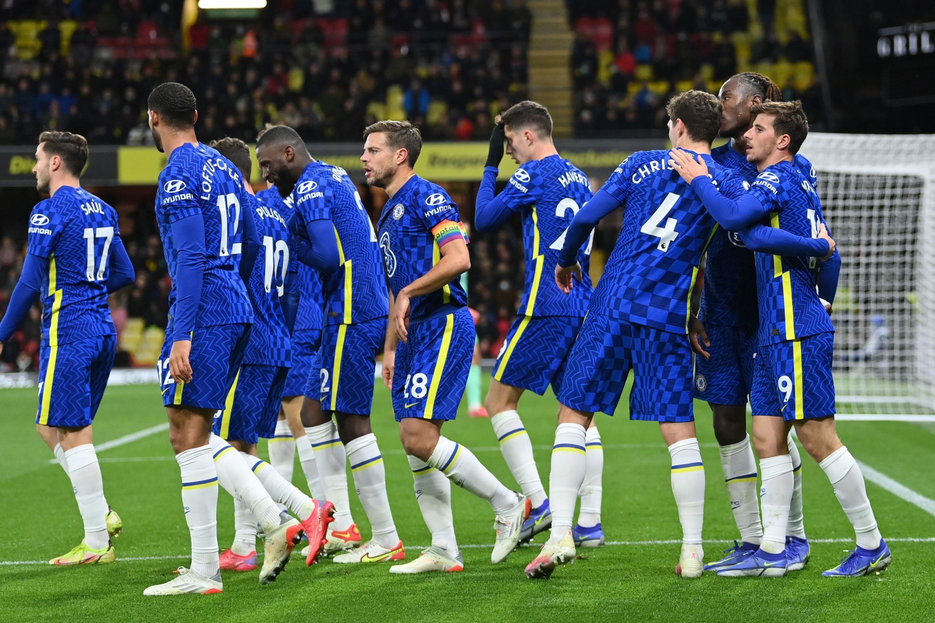 Chelsea registered a hard-fought 2-1 win over Watford in their Premier League clash on Wednesday