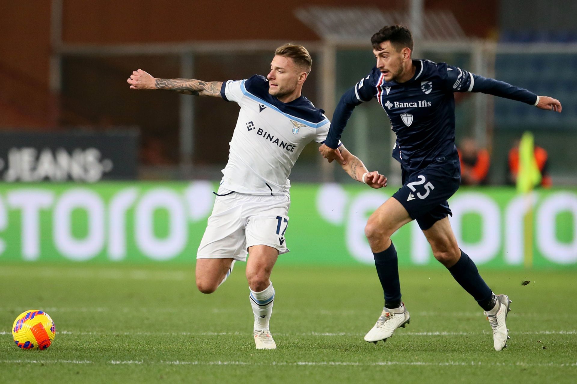 Lazio play host to Genoa on Friday