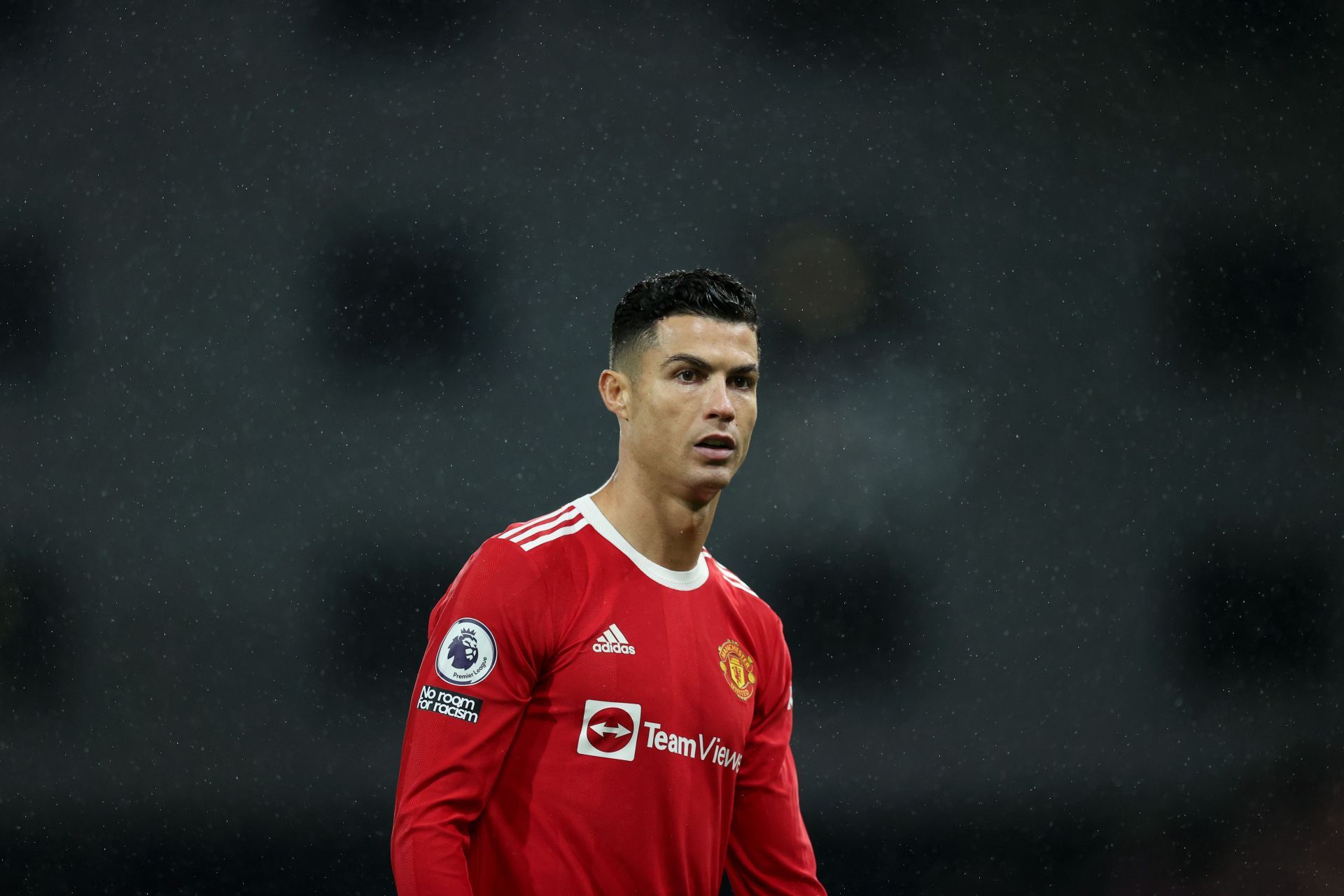 Cristiano Ronaldo in the Norwich City vs Manchester United Premier League game